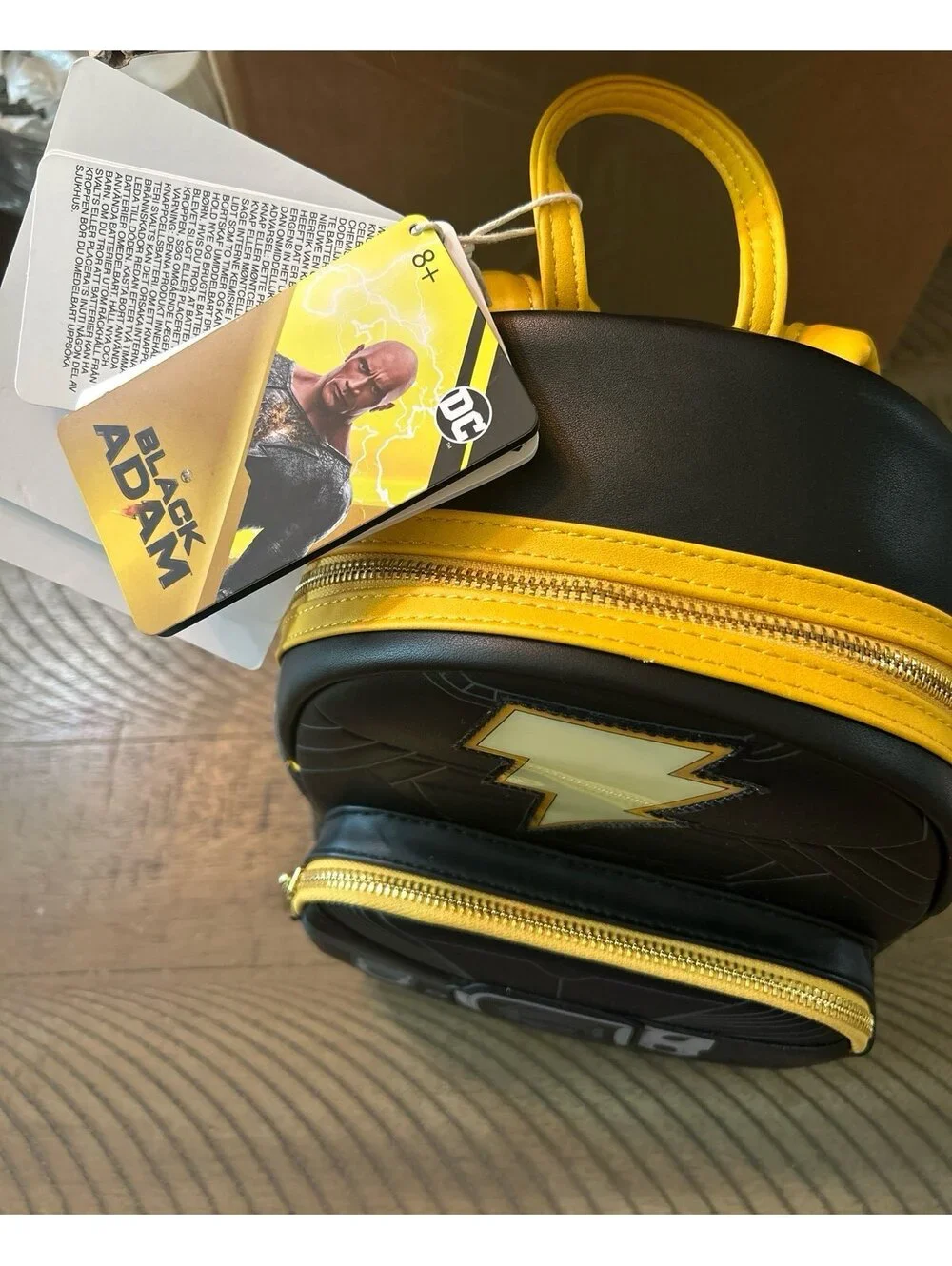 NEW Bioworld DC Black Adam Mini Backpack NWT Superhero